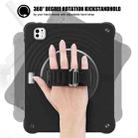 For iPad Pro 13 2024 Rotation Holder Silicone Hybrid PC Tablet Case(Black) - 3