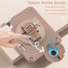 For iPad mini 2024 / mini 6 Rotation Holder Silicone Hybrid PC Tablet Case(Light Coffee) - 3