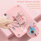 For iPad mini 2024 / mini 6 Rotation Holder Silicone Hybrid PC Tablet Case(Pink) - 3