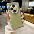 For OPPO Find N3 Electroplating Frame + Glitter Paper Full Coverage Phone Case(Green) - 2