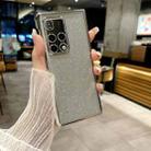 For Huawei Mate X2 Electroplating Frame + Glitter Paper Full Coverage Phone Case(Silver) - 2