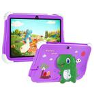 C75 Dinosaur 7 inch WiFi Kids Tablet PC, 2GB+16GB, Android 7.0 MT6735 Octa Core CPU(Purple) - 1