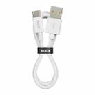 ROCK P8 Prime Series 1m USB Fast Charging Data Cable, Interface:2A USB-C / Type-C(White) - 2