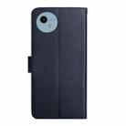 For Sharp Aquos Wish 4 Genuine Leather Fingerprint-proof Flip Phone Case(Blue) - 3