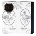 For Huawei Mate X5 / X2 Sketching Flowers Flip Leather Phone Case(Black) - 1