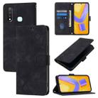 For vivo Y19 / Y5s / U3 / U20 / Z5i Skin Feel Embossed Leather Phone Case(Black) - 1