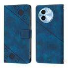 For vivo Y38 5G Skin Feel Embossed Leather Phone Case(Blue) - 2