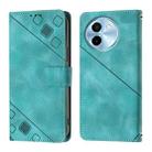 For vivo Y38 5G Skin Feel Embossed Leather Phone Case(Green) - 2