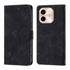 For vivo Y28 4G Skin Feel Embossed Leather Phone Case(Black) - 3