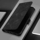 For vivo S20 5G Skin Feel Embossed Leather Phone Case(Black) - 3