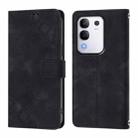 For vivo Y29 4G Global Skin Feel Embossed Leather Phone Case(Black) - 2