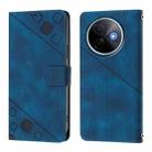 For vivo Y39 5G Global Skin Feel Embossed Leather Phone Case(Blue) - 2