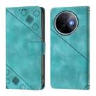 For vivo Y39 5G Global Skin Feel Embossed Leather Phone Case(Green) - 2