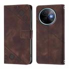 For vivo Y39 5G Global Skin Feel Embossed Leather Phone Case(Brown) - 2