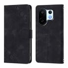 For vivo S30 Pro mini Skin Feel Embossed Leather Phone Case(Black) - 2