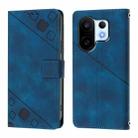 For vivo S30 Pro mini Skin Feel Embossed Leather Phone Case(Blue) - 2