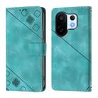 For vivo S30 Pro mini Skin Feel Embossed Leather Phone Case(Green) - 2