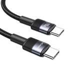 USAMS SJ727 240W USB-C / Type-C to USB-C / Type-C Aluminum Alloy Data Cable, Length: 1.2m(Tarnish) - 2