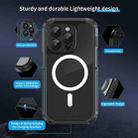 For iPhone 15 Pro MagSafe Shockproof Metal Phone Case(Black) - 2