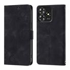 For ZTE Blade A73 4G Skin Feel Embossed Leather Phone Case(Black) - 2