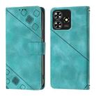 For ZTE Blade A73 4G Skin Feel Embossed Leather Phone Case(Green) - 2