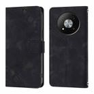 For ZTE Blade A73 5G Skin Feel Embossed Leather Phone Case(Black) - 2