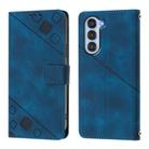 For ZTE nubia S 5G A403ZT Skin Feel Embossed Leather Phone Case(Blue) - 2