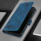 For ZTE nubia S 5G A403ZT Skin Feel Embossed Leather Phone Case(Blue) - 3