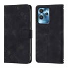 For Oukitel C32 Skin Feel Embossed Leather Phone Case(Black) - 2