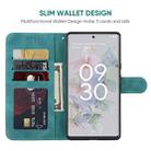 For Google Pixel 6a Skin Feel Geometric Lines Leather Phone Case(Green) - 3