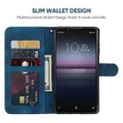 For Sony Xperia 1 II Skin Feel Geometric Lines Leather Phone Case(Blue) - 3