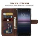 For Sony Xperia 1 II Skin Feel Geometric Lines Leather Phone Case(Brown) - 3