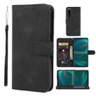 For Sony Xperia 5 III Skin Feel Geometric Lines Leather Phone Case(Black) - 1