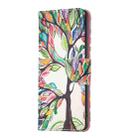 For Honor 200 Colored Drawing Pattern Leather Phone Case(Tree Life) - 2