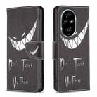 For Honor 200 Pro Colored Drawing Pattern Leather Phone Case(Smirk) - 1