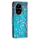 For Honor 200 Pro Colored Drawing Pattern Leather Phone Case(Plum Blossom) - 3