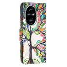 For Honor 200 Pro Colored Drawing Pattern Leather Phone Case(Tree Life) - 3