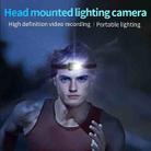 D7 1080P Head-mounted Lighting Camera LED Motion Sensor Video Recording Lighting Camera - 2