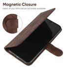 For Motorola Moto G Power 2023 Skin Feel Geometric Lines Leather Phone Case(Brown) - 2