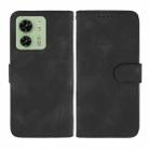 For Motorola Edge 40 Skin Feel Geometric Lines Leather Phone Case(Black) - 2