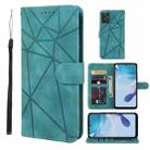 For Motorola Moto G 5G 2023 Skin Feel Geometric Lines Leather Phone Case(Green) - 1