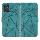 For Motorola Moto G 5G 2023 Skin Feel Geometric Lines Leather Phone Case(Green) - 2