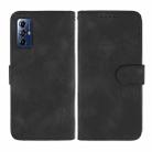 For Motorola Moto G Play 2023 Skin Feel Geometric Lines Leather Phone Case(Black) - 2