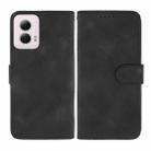 For Motorola Moto G Power 5G 2024 Skin Feel Geometric Lines Leather Phone Case(Black) - 2