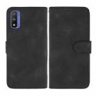 For Motorola Moto G Pure 2021 Skin Feel Geometric Lines Leather Phone Case(Black) - 2