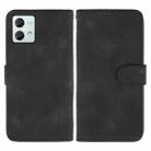 For Motorola Moto G84 Skin Feel Geometric Lines Leather Phone Case(Black) - 2