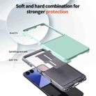 For Samsung Galaxy Z Flip7 5G Flat Skin Feel TPU+PC Shockproof Phone Case(Mint Green) - 3