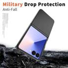 For Samsung Galaxy Z Flip7 5G Flat Skin Feel TPU+PC Shockproof Phone Case(Black) - 2