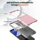 For Samsung Galaxy Z Flip7 5G Flat Skin Feel TPU+PC Shockproof Phone Case(Light Pink) - 3