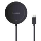Baseus Simple Mini4 Magnetic Wireless Charger Stand Qi2 15W Universal(Black) - 1